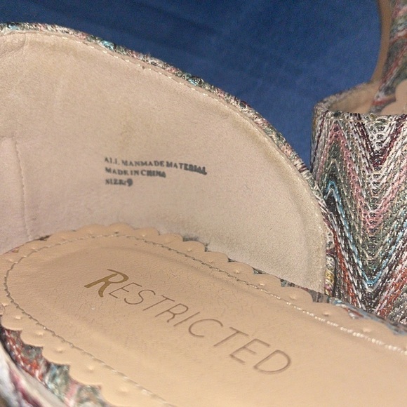 Restricted for Francesca Slip On Peep Toe Sandals - Picture 4 of 8